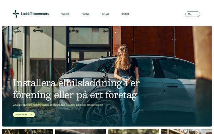 Screenshot of laddatillsammans.se