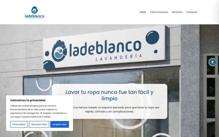 Screenshot of ladeblanco.com
