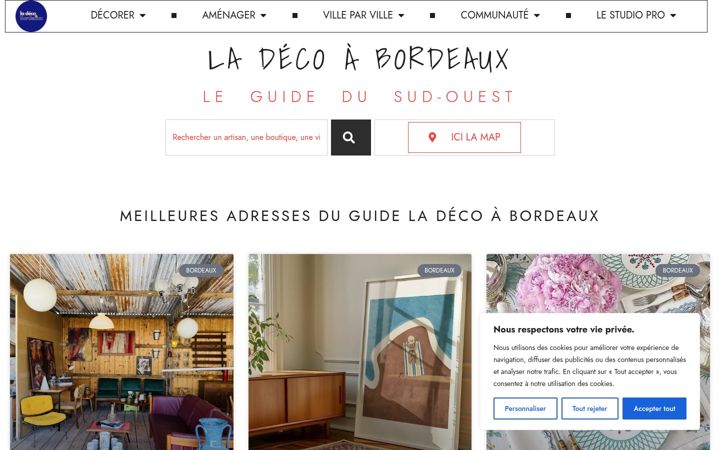 Screenshot of ladecoabordeaux.fr