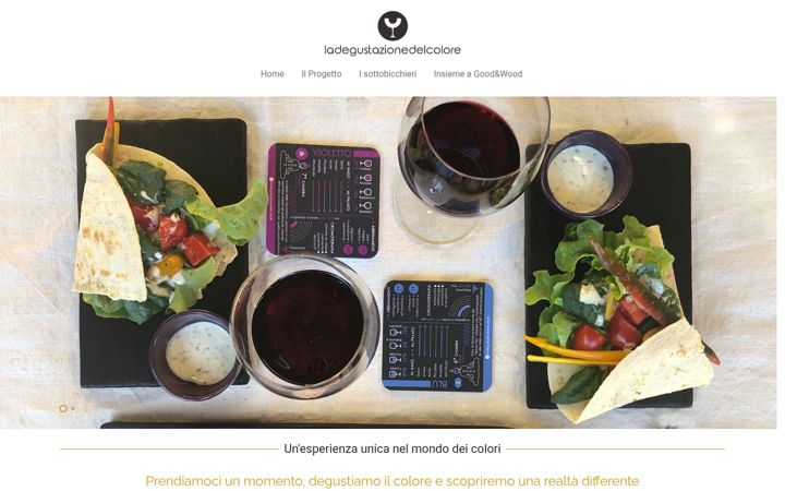Screenshot of ladegustazionedelcolore.com