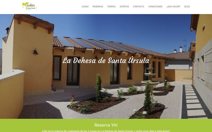 Screenshot of ladehesadesantaursula.com