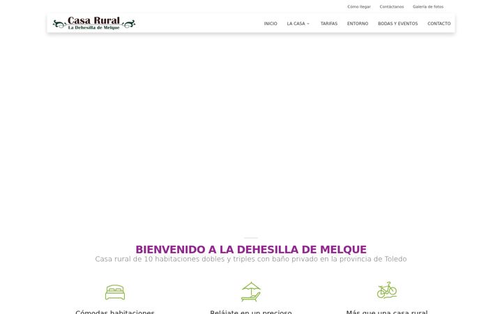 Screenshot of ladehesillademelque.es
