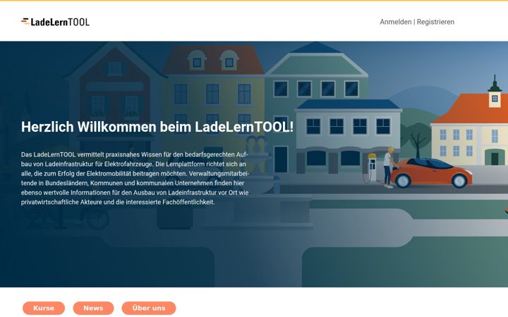 Screenshot of ladelerntool.de