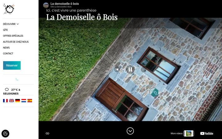 Screenshot of lademoiselleobois.be