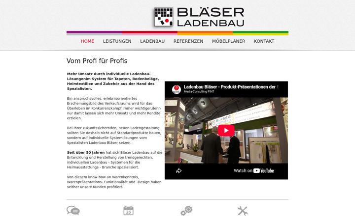 Screenshot of ladenbau-blaeser.de