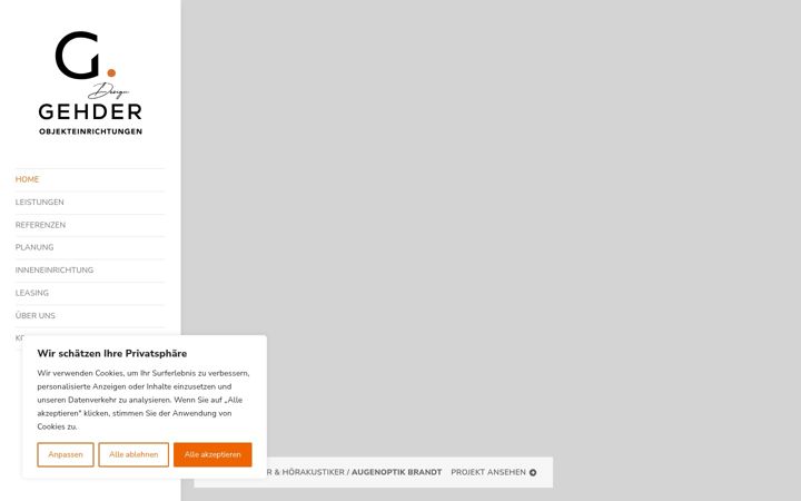 Screenshot of ladenbau-gehder.de