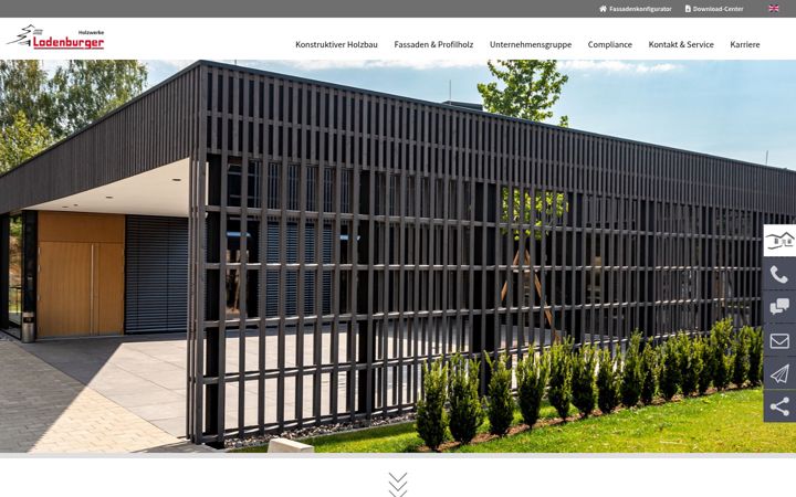 Screenshot of ladenburger.de
