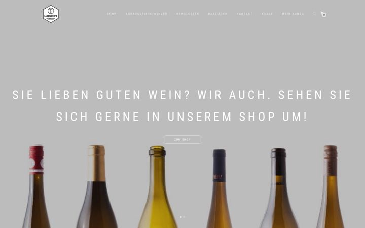Screenshot of ladendorfs-weinhandel.net