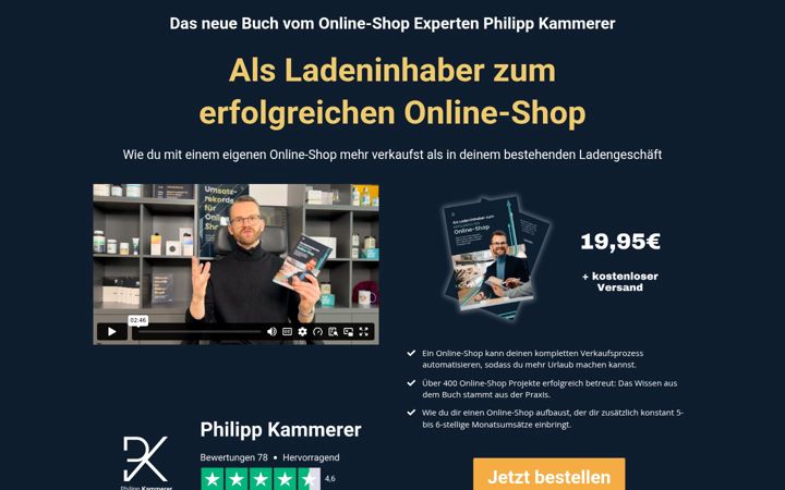 Screenshot of ladeninhaber.at