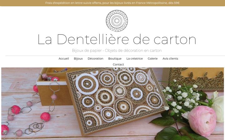 Screenshot of ladentellieredecarton.com