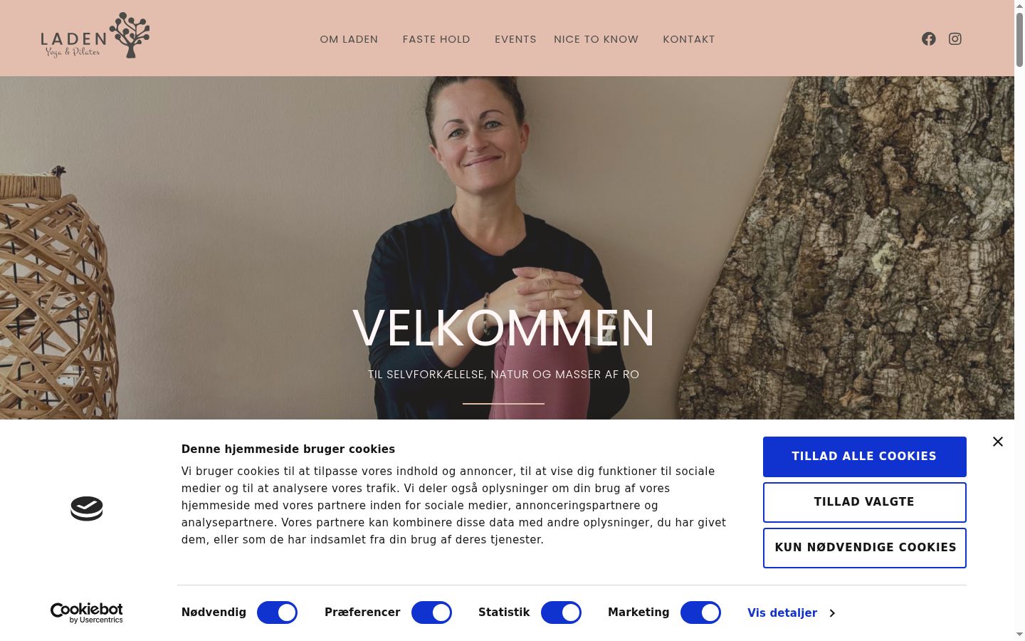 Ekrānuzņēmums ar piekrišanas baneri, kas tika rādīts pirms jebkādas mijiedarbības