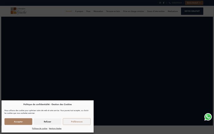 Screenshot of laderniere-touche.fr
