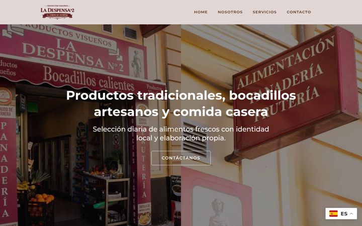 Screenshot of ladespensa2sevilla.com