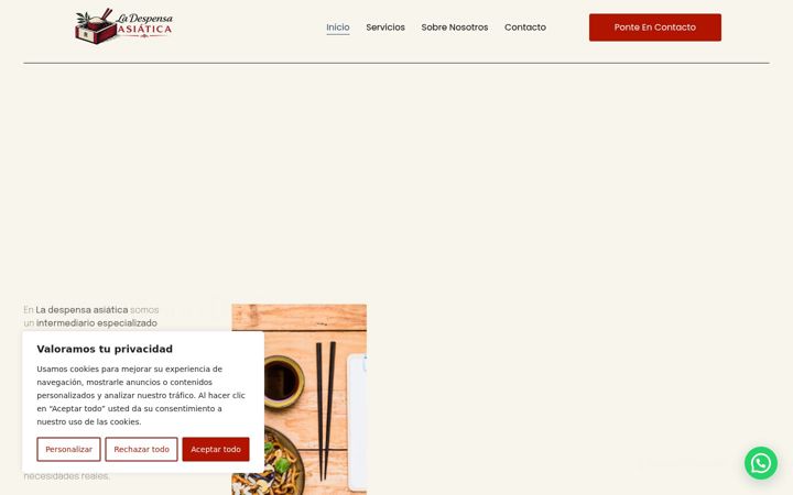Screenshot of ladespensaasiatica.com