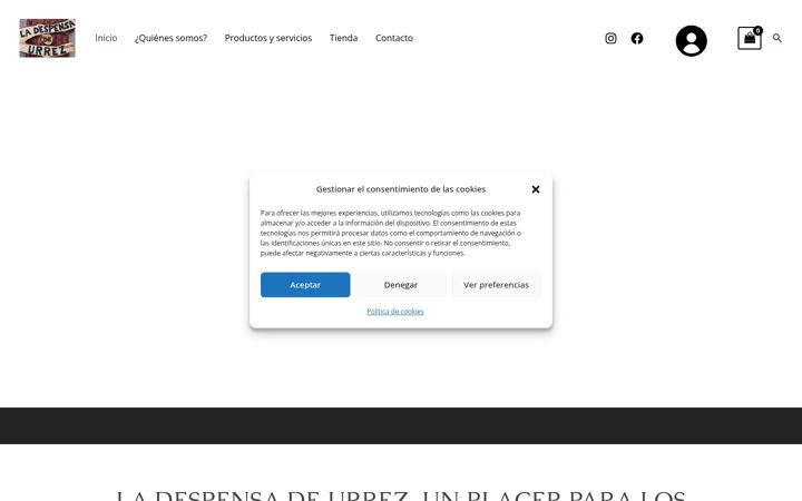 Screenshot of ladespensadeurrez.com