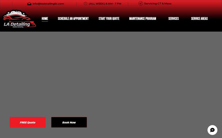 Screenshot of ladetailing.org