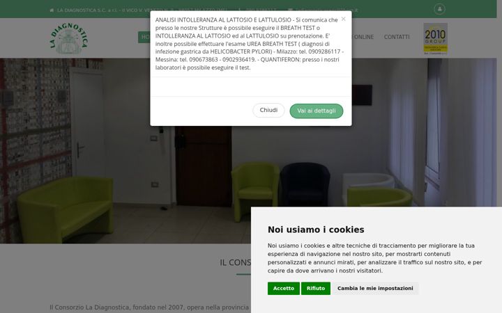 Screenshot of ladiagnostica.it