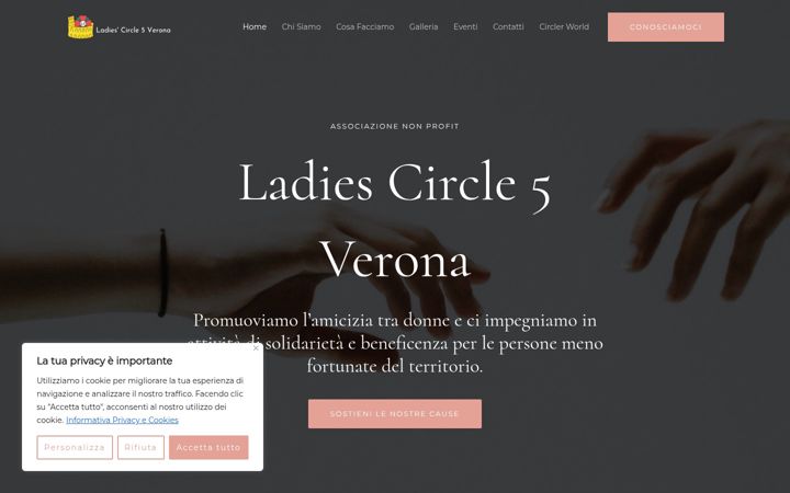 Screenshot of ladiescircleverona.it
