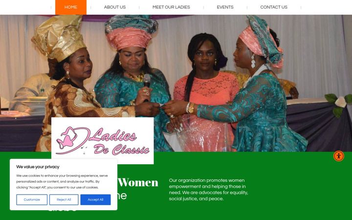 Screenshot of ladiesclassicatl.com