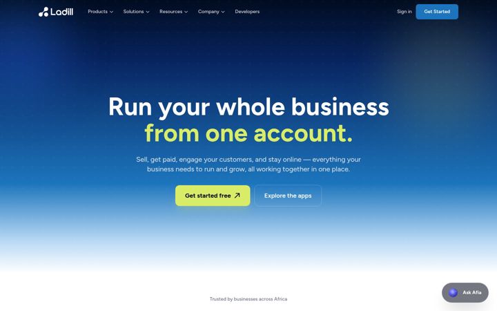 Screenshot of ladill.com