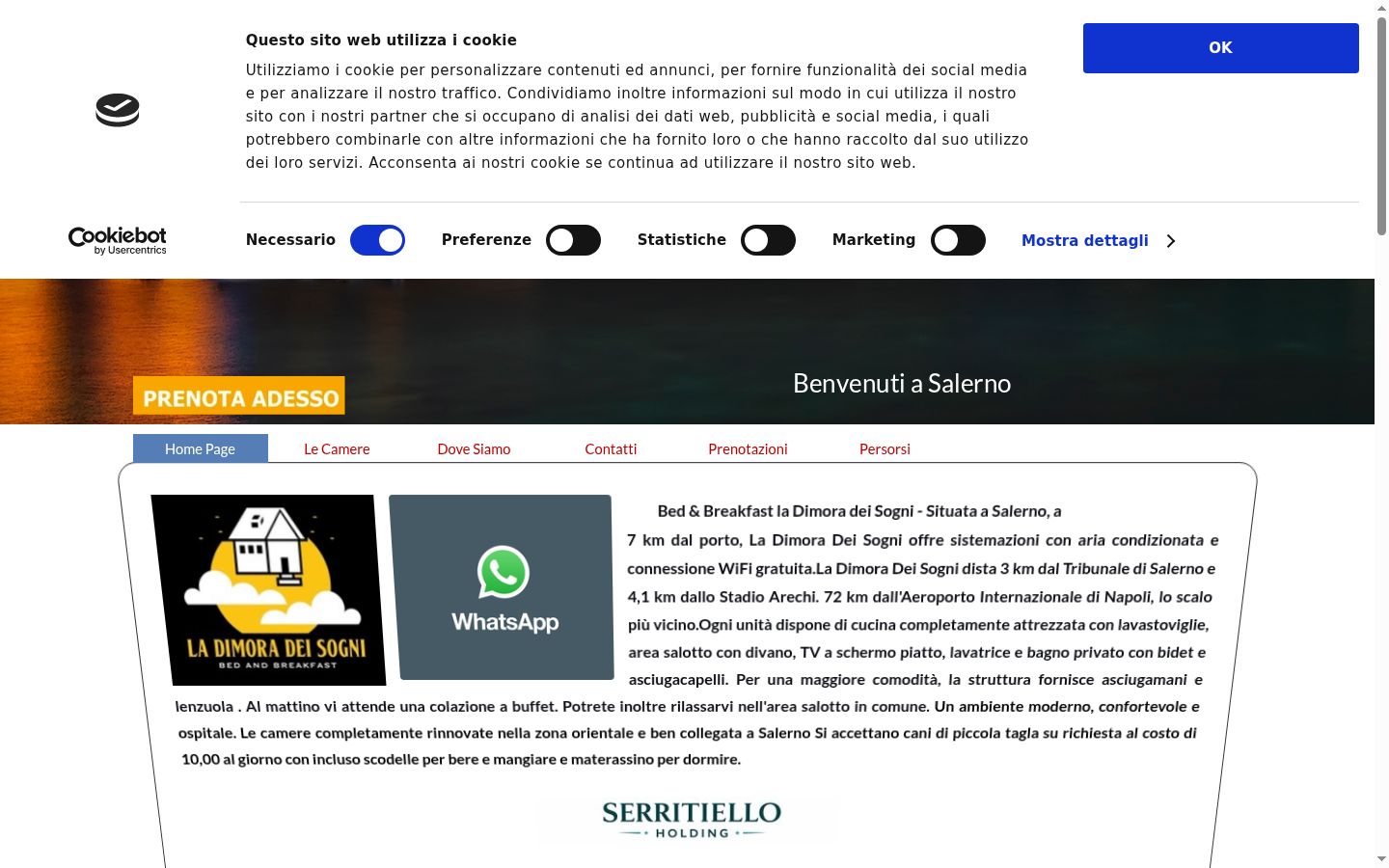 Screenshot van de toestemmingsbanner zoals getoond vóór enige interactie