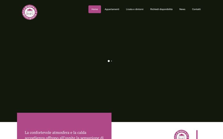 Screenshot of ladimoradelmonsignore.it