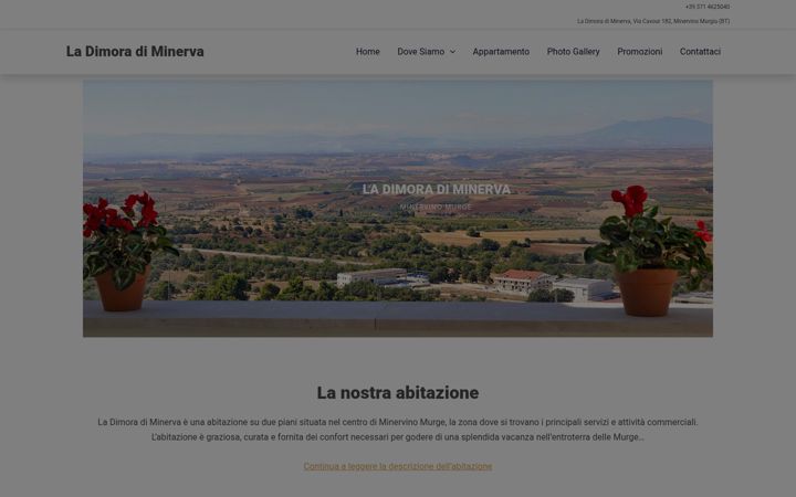 Screenshot of ladimoradiminerva.it
