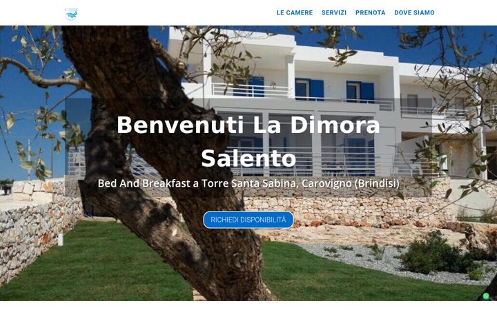 Screenshot of ladimorasalento.it