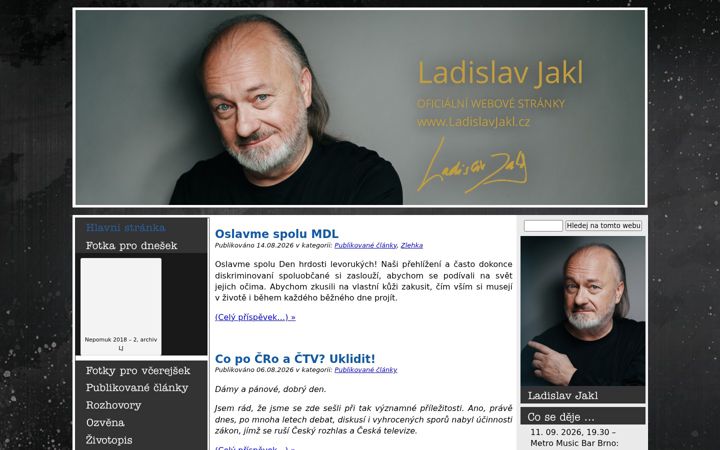 Screenshot of ladislavjakl.cz
