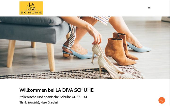 Screenshot of ladiva-schuhe.ch