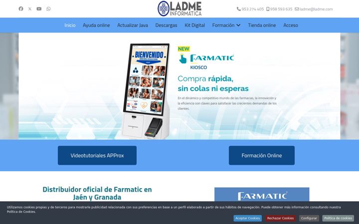 Ekrānuzņēmums no ladme.com