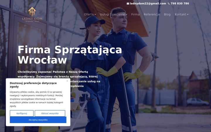 Screenshot of ladnydom22.pl
