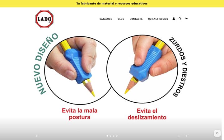 Screenshot of lado.es