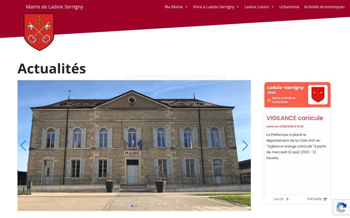 Screenshot of ladoix-serrigny.fr