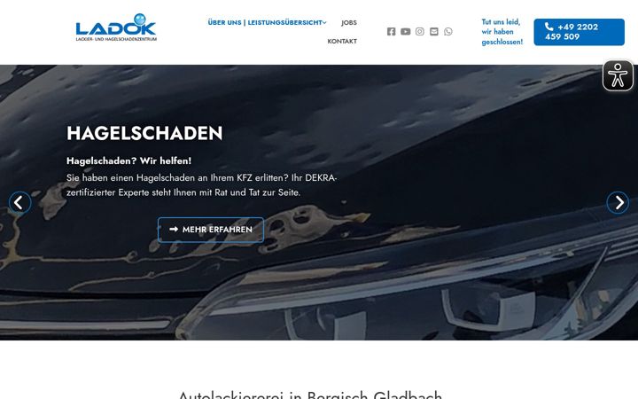 Screenshot of ladok.de