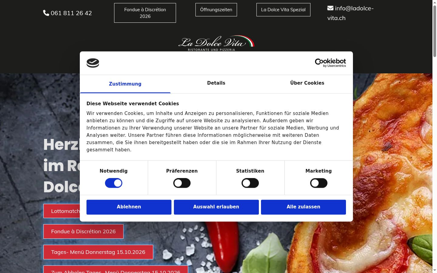 Screenshot tal-banner tal-kunsens muri qabel kwalunkwe interazzjoni