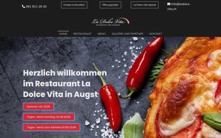 Screenshot of ladolce-vita.ch