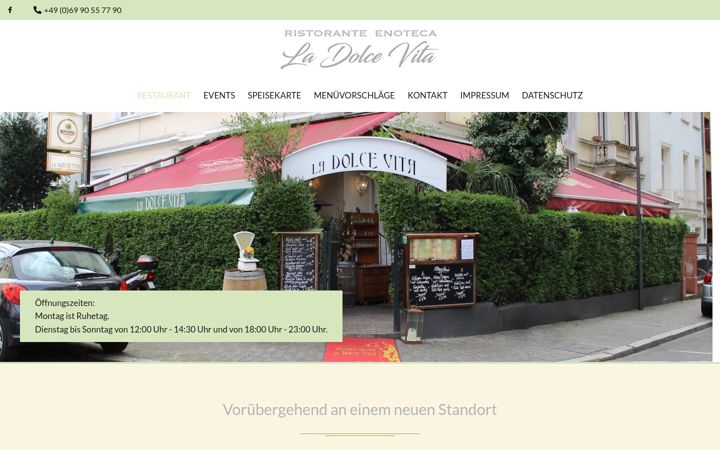 Screenshot of ladolcevita-frankfurt.de