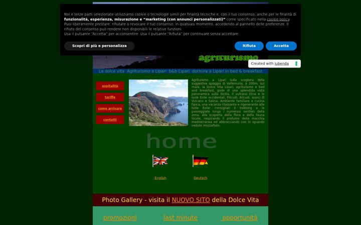 Screenshot of ladolcevitalipari.it