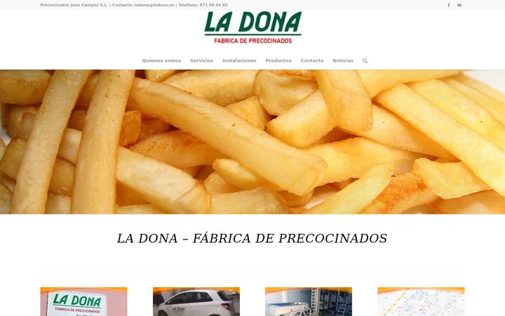 Screenshot of ladona.es