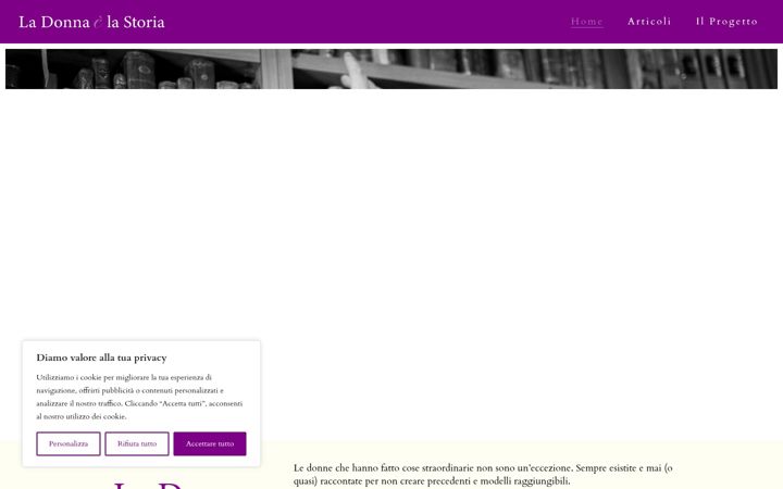 Screenshot of ladonnaelastoria.it