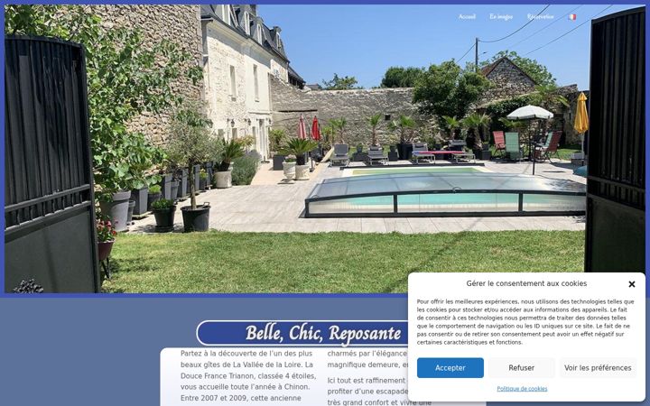 Screenshot of ladoucefrancetrianon.fr