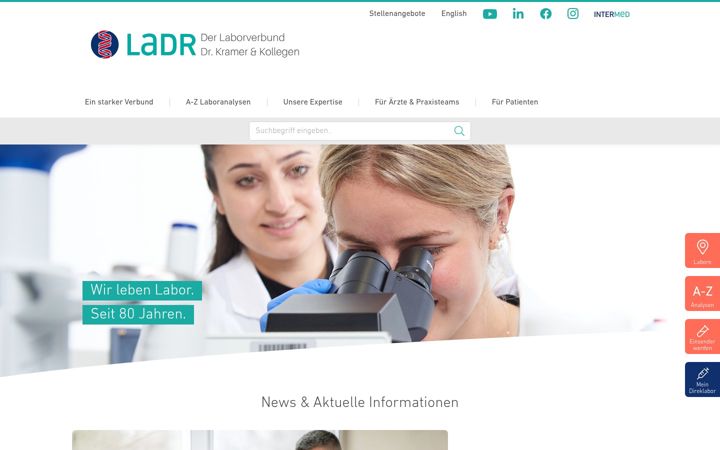 Screenshot of ladr.de