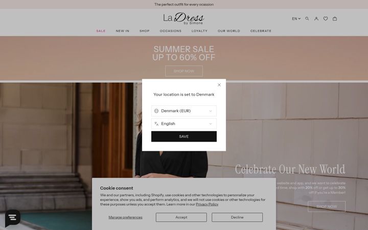 Screenshot stránky ladress.com