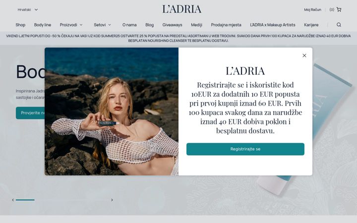 Screenshot of ladria.hr