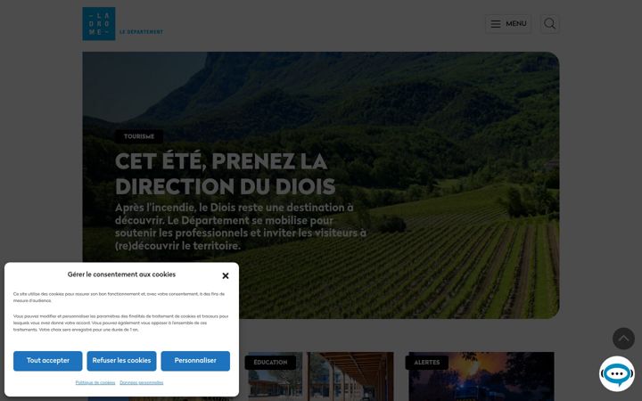 Screenshot of ladrome.fr