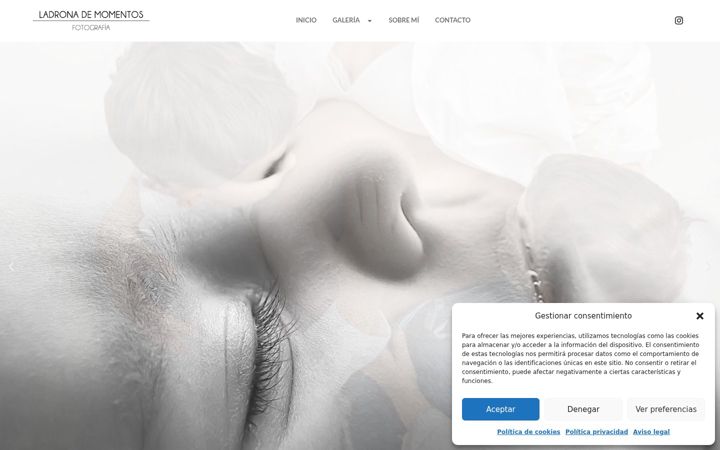 Screenshot of ladronademomentos.com