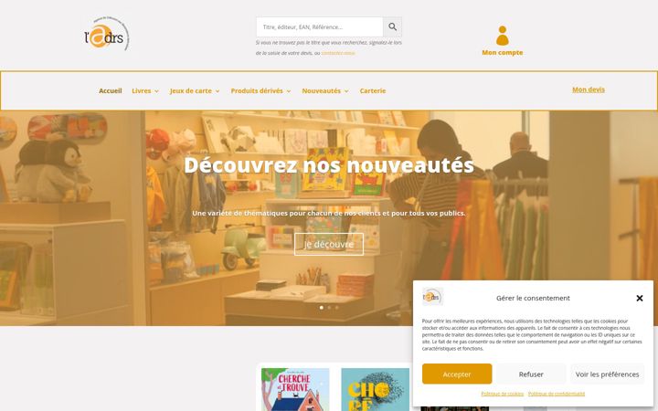 Screenshot of ladrs.fr