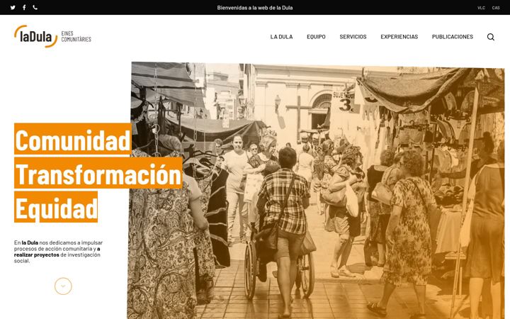 Screenshot of ladula.org