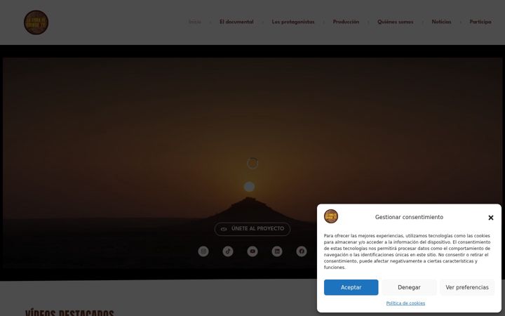 Screenshot of ladunadechinguetti.org